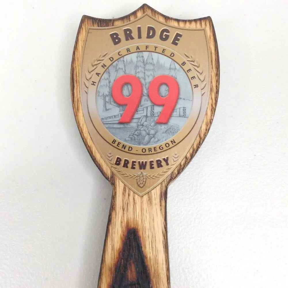 Bridge‎ 99 Brewery Ale Tap Handle Wood Bend Oregon Beer 10
